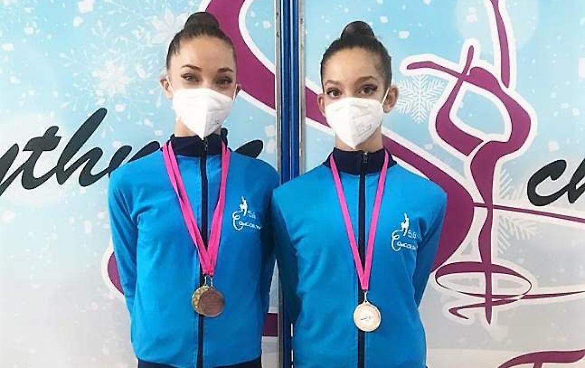 GINNASTICA RITMICA. Cinque medaglie a Candelo per la Società Ginnastica Concordia