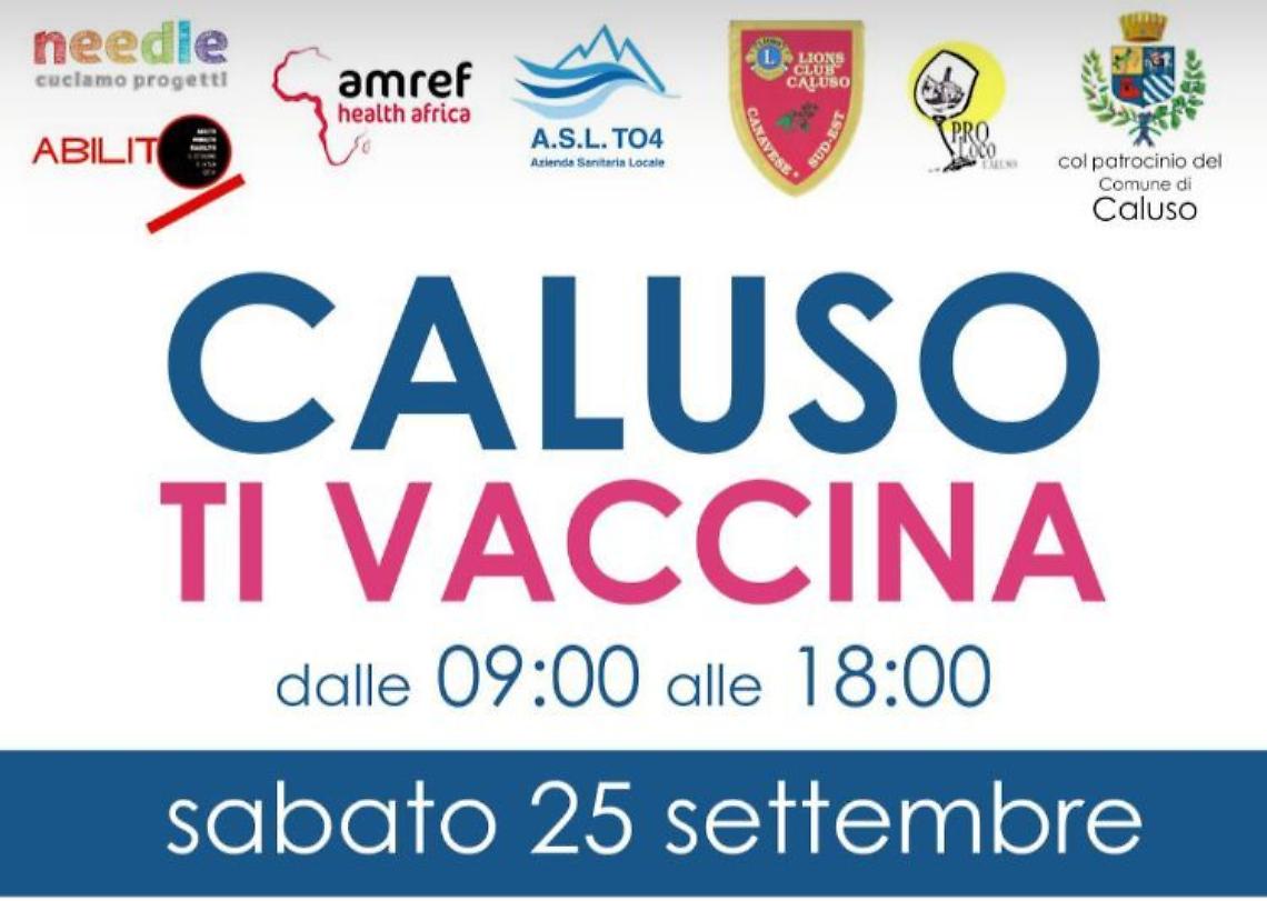 CALUSO. Happy Hour vaccinale al Chiostro Francescano