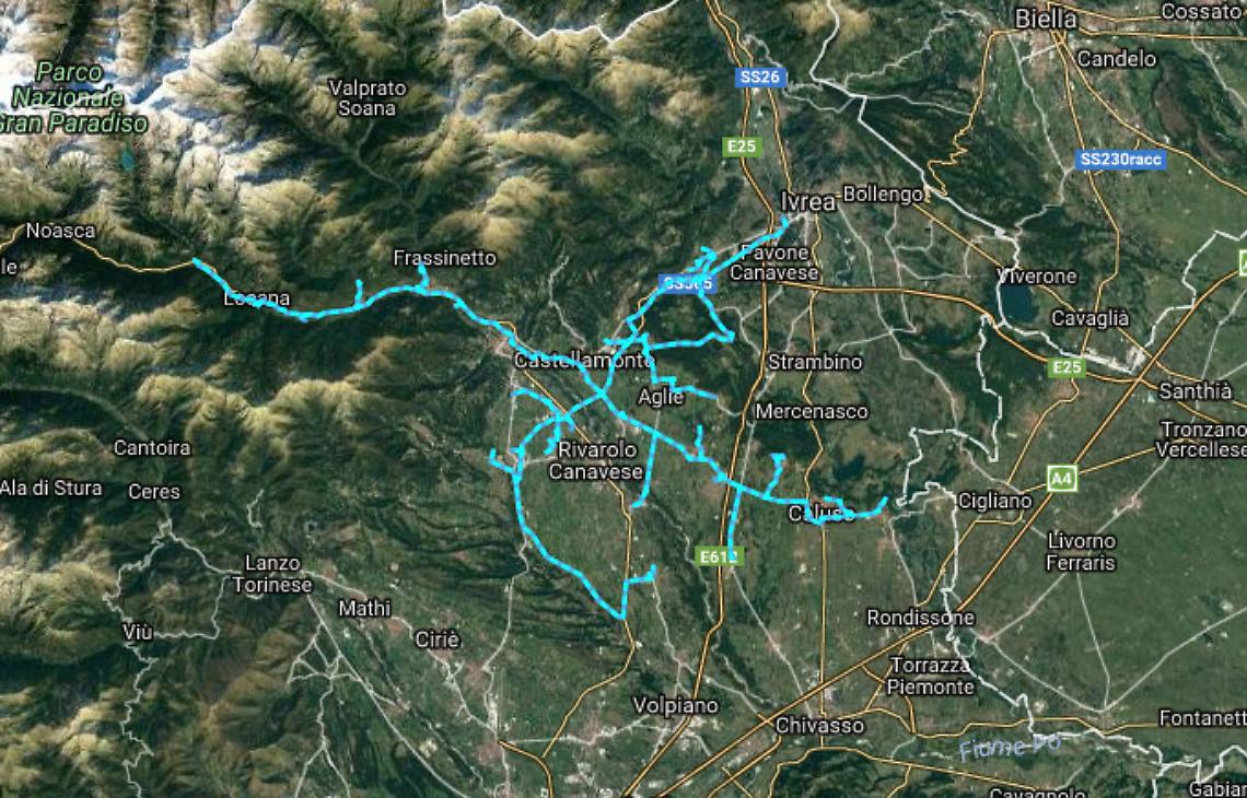 Il progetto dell'acquedotto della Valle Orco