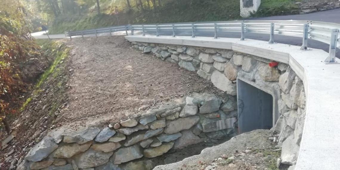 ALPETTE. A nuovo il ponticello sulla Strada Provinciale 44