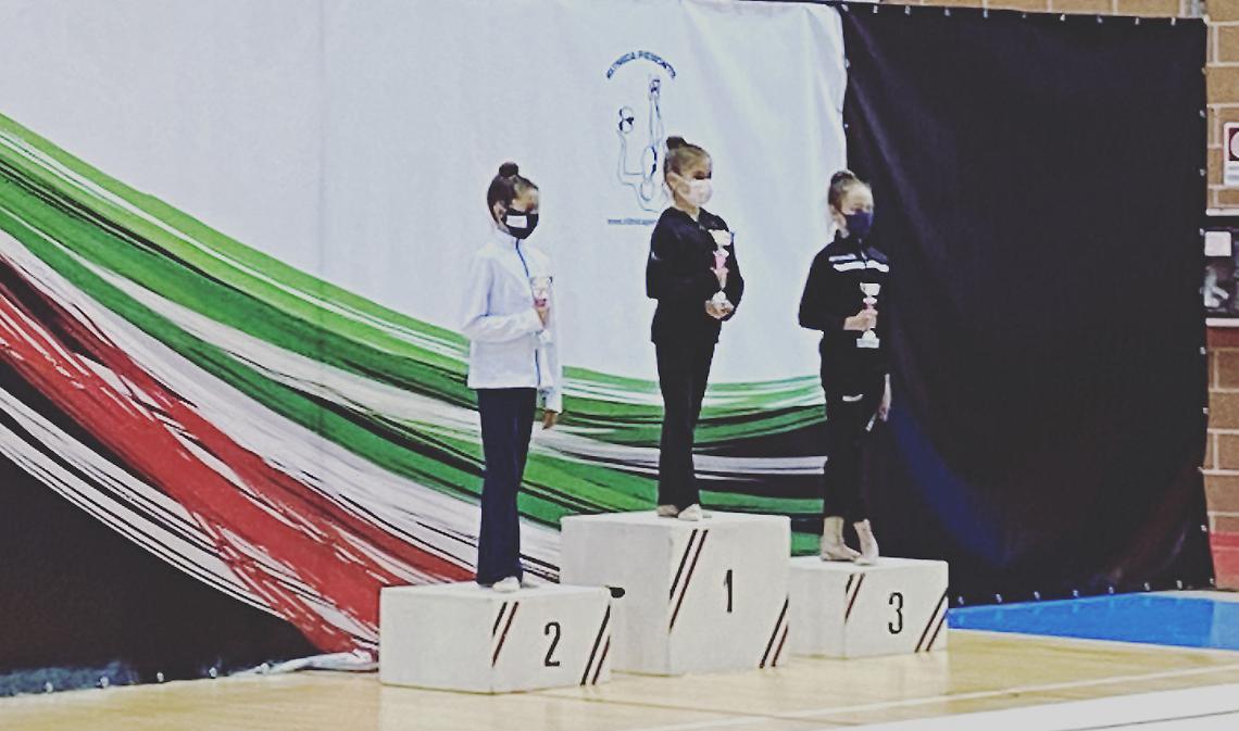 GINNASTICA RITMICA. Medaglia di bronzo a Cantalupa per Anna Buffon dell'ASD Echidna