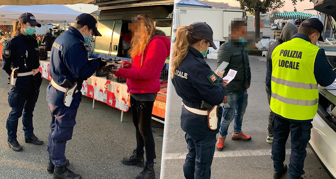 BORGARO TORINESE. Green pass, controlli nei mercati. In due giorni, allontanati dieci ambulanti