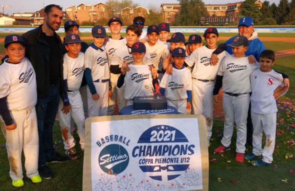 BASEBALL. La Coppa Piemonte Under 12 è del Baseball Club Settimo
