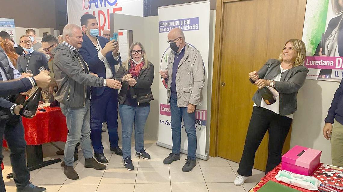 CIRIÈ. È ancora Loredana Devietti, senza ballottaggio: "Sono contenta e orgogliosa" (VIDEO)