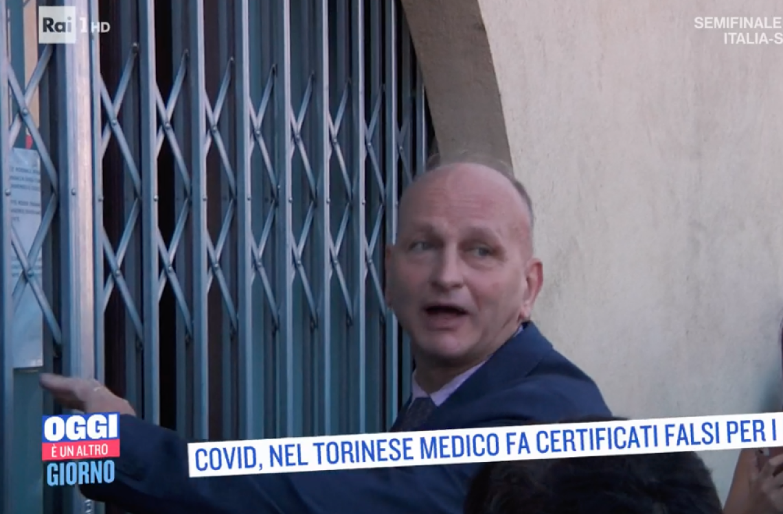 BORGARO TORINESE. Il medico No Vax in tv: “Agisco secondo scienza e coscienza”