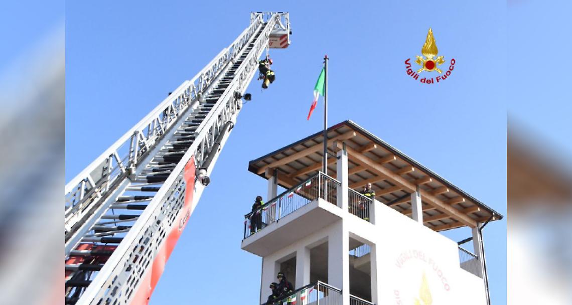 TRINO VERCELLESE. Vigili del Fuoco: inaugurato il nuovo castello di manovra