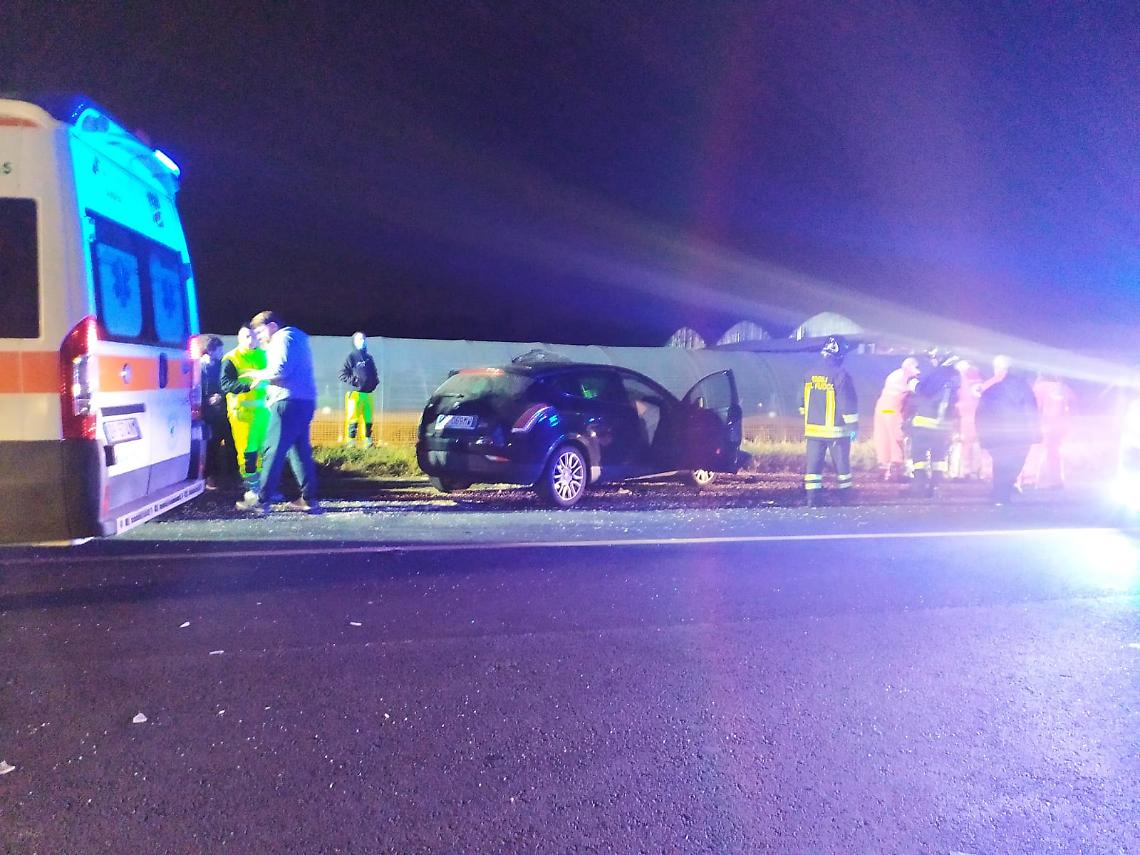 CHIVASSO. Tre feriti nell'incidente sulla Ss 26 a Boschetto