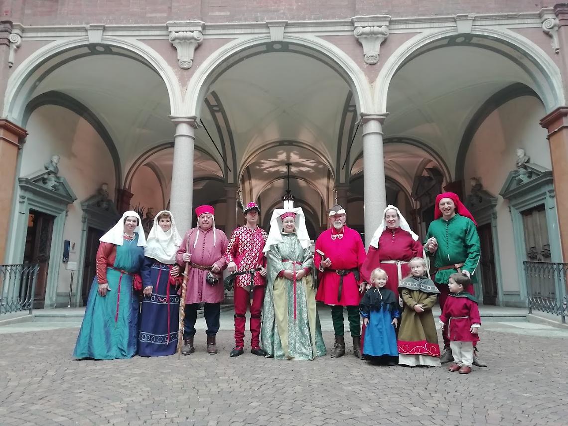 I Credendari del Cerro di Ciriè ospiti a Palazzo Cisterna per la visita animata