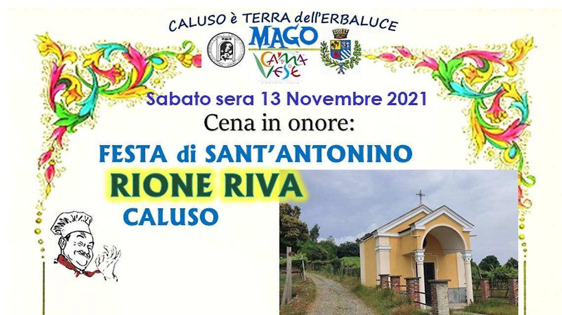 CALUSO. Rione Riva in festa per Sant’Antonino