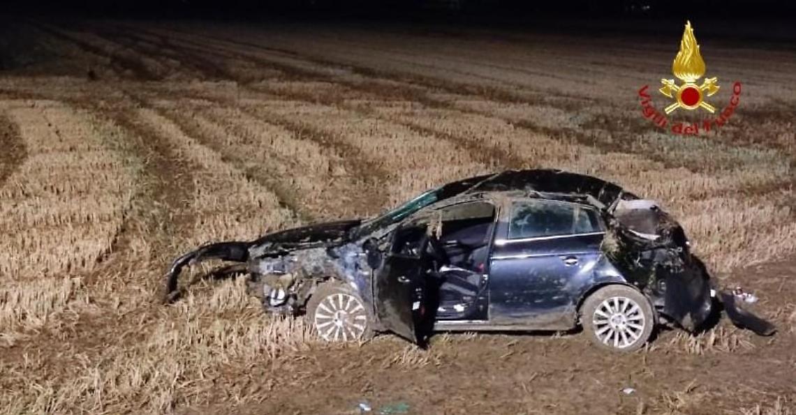 CRESCENTINO. Incidente lungo la Sp1 delle Grange