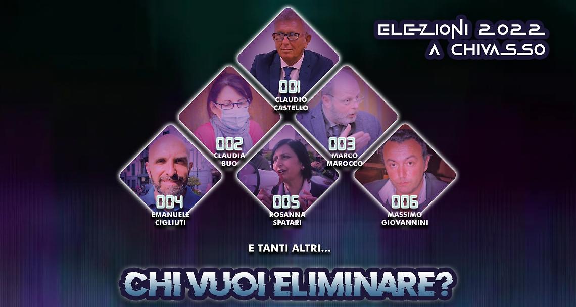 CHIVASSO. "Squid Game", il gioco del gambero applicato alle elezioni: chi vuoi eliminare? (VIDEO)