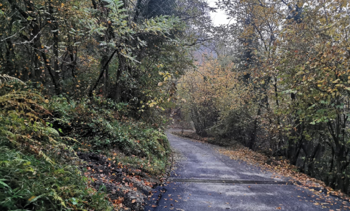 CASTIGLIONE TORINESE. Lavori in Strada Rancoita
