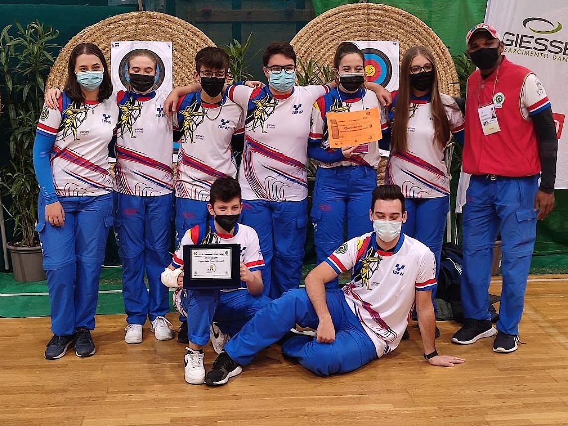 TIRO CON L'ARCO. Arcieri Varian tra le migliori d’Italia nella Coppa Italia Centri Giovanili 2021