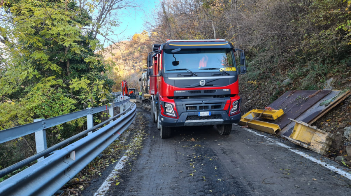BORGOFRANCO D'IVREA. Riparte il cantiere sulla Sp 73, la strada verrà chiusa fino a metà febbraio