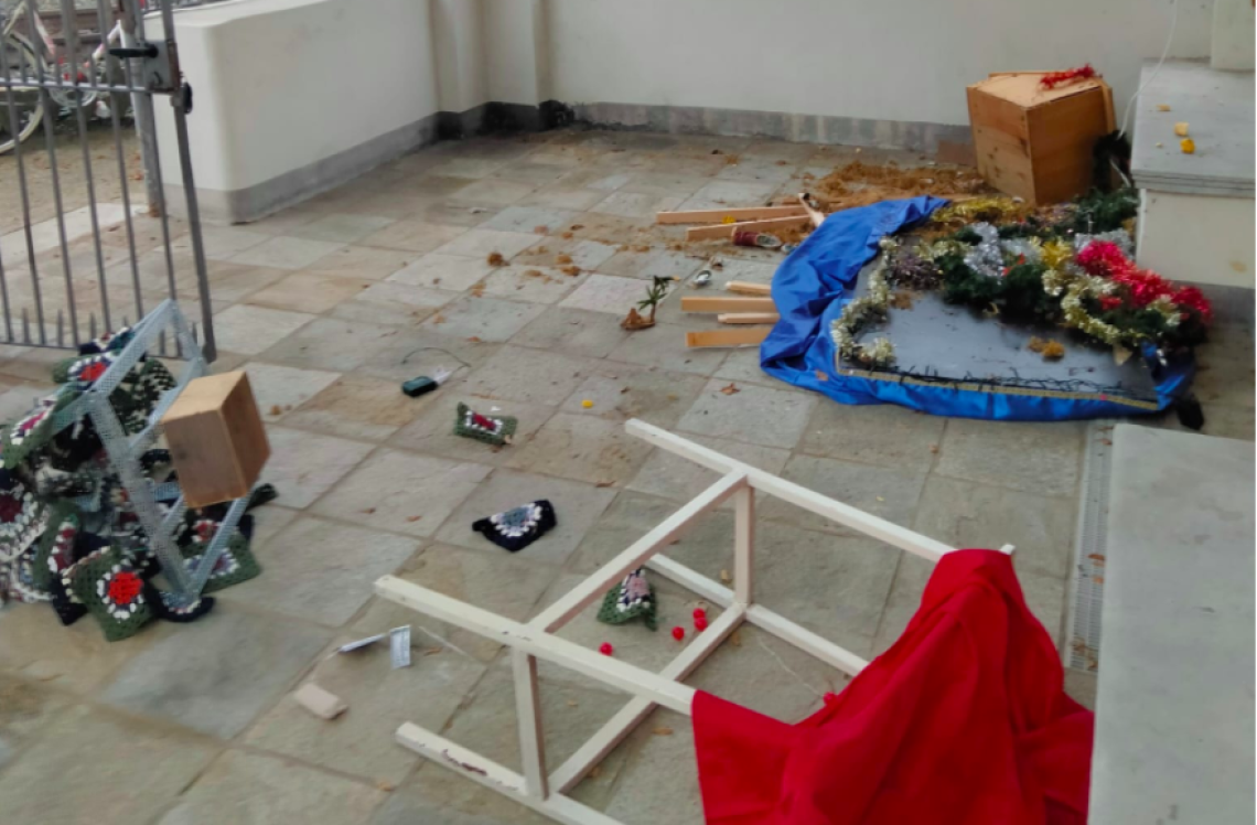 VOLPIANO. I vandali hanno devastato la Cappella di San Michele