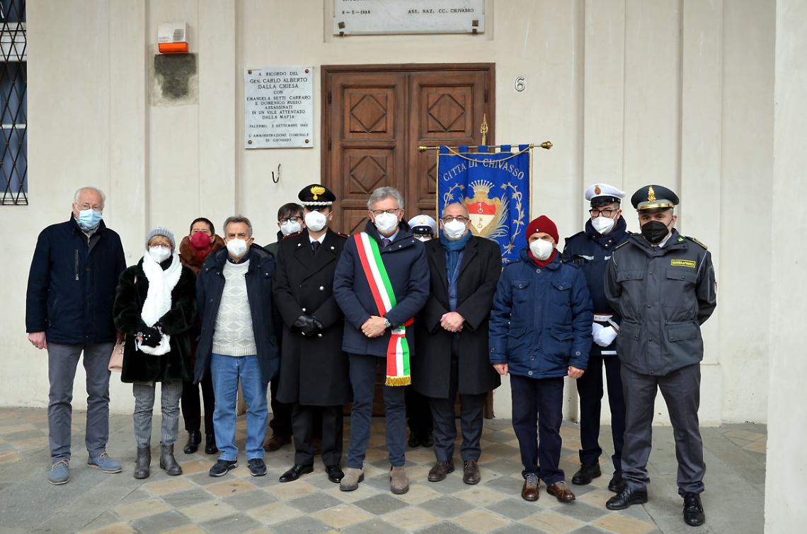 Chivasso commemora le vittime della Shoah ed onora il Generale Carlo Alberto Dalla Chiesa (VIDEO)