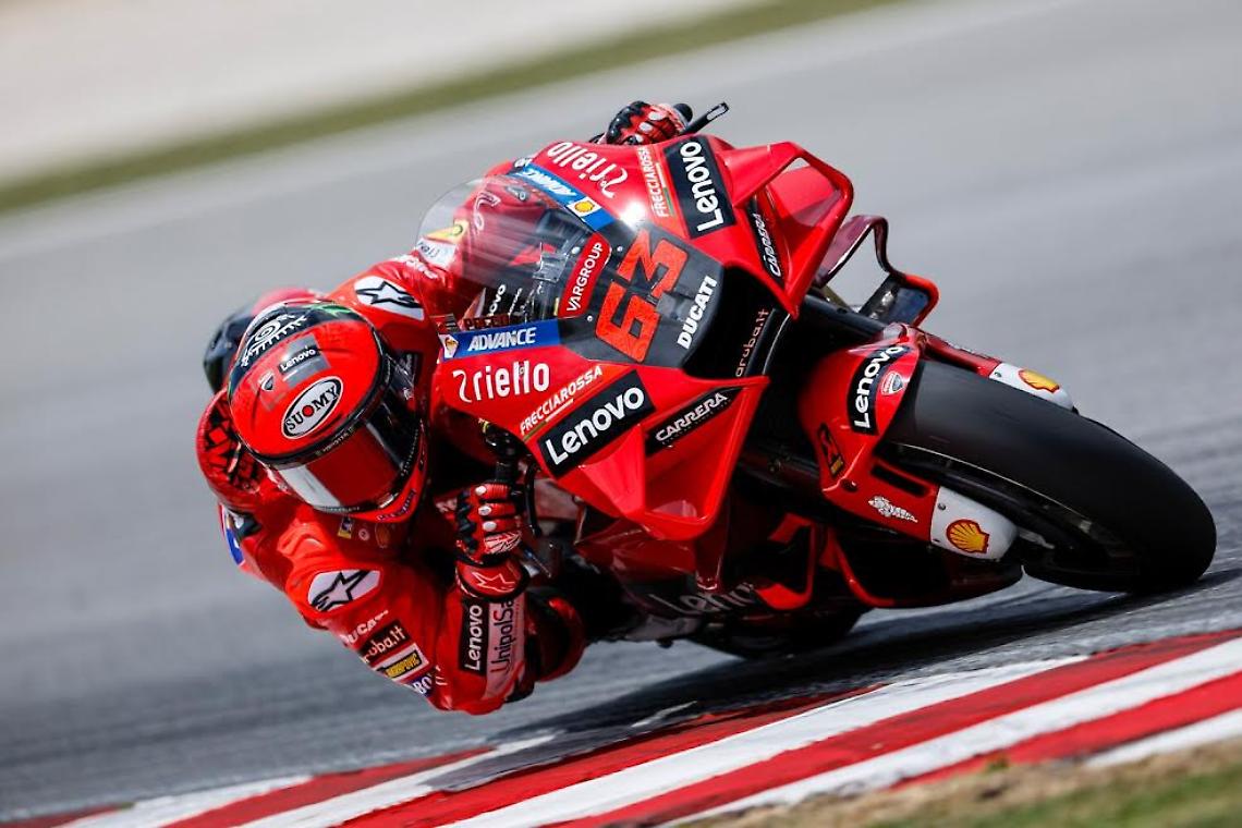 MOTOCICLISMO. Pecco Bagnaia si piazza al sesto posto nei test in Malesia