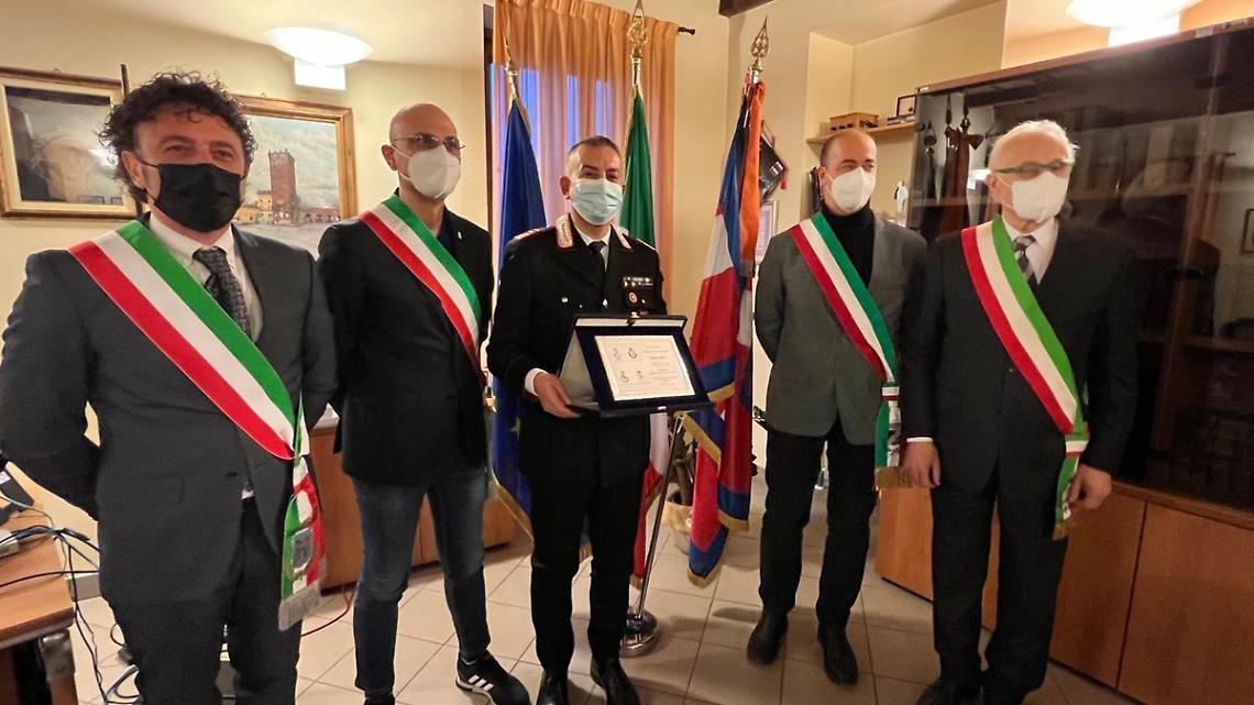 LEINÌ. Pira lascia il comando della stazione locale dei Carabinieri dopo 24 anni, guiderà la Tenenza di Settimo
