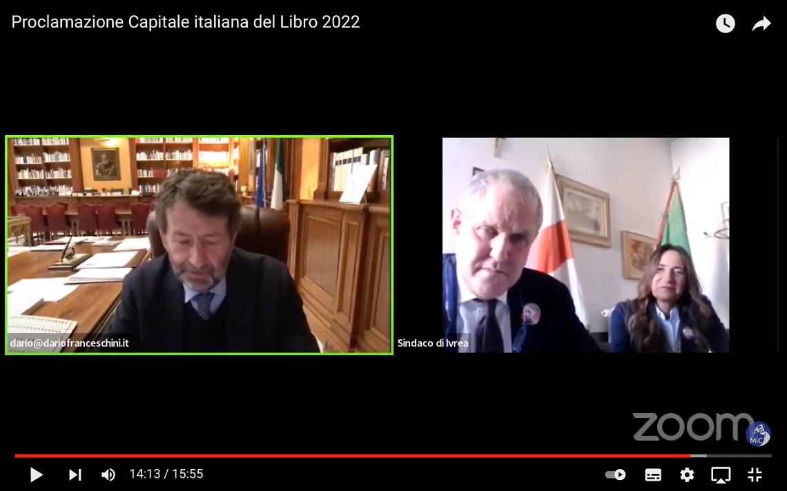 Ivrea capitale del libro 2022: in politica ci va impegno ma un po’ di culo certo non guasta...