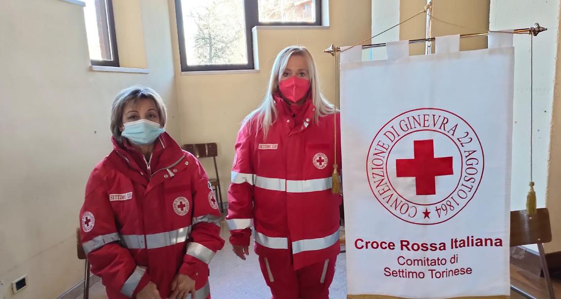 SETTIMO TORINESE. La Croce Rossa ricorda i volontari defunti durante la messa alla parrocchia S. Maria