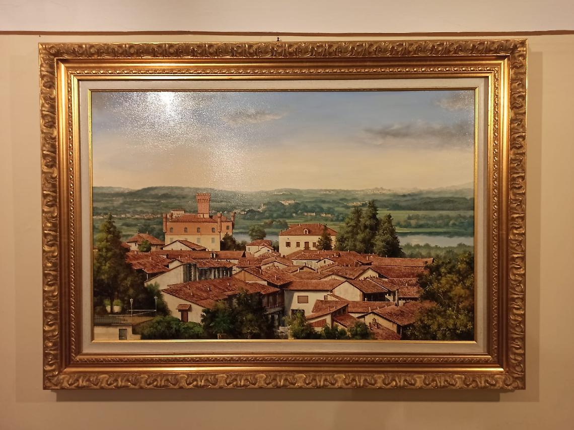 CANDIA. Donato al Comune un quadro di Giorgio Rocca