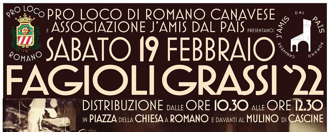 ROMANO CANAVESE. No al carnevale, si ai fagioli grassi
