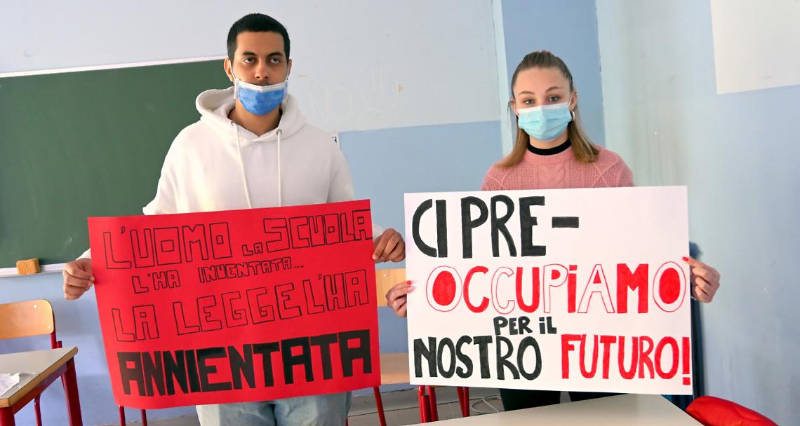 SETTIMO TORINESE. Il Galileo Ferraris in autogestione per chiedere una scuola &ldquo;giusta&rdquo; (VIDEO)