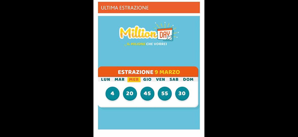 VOLPIANO. Vinto 1 milione di euro al "Milion Day"
