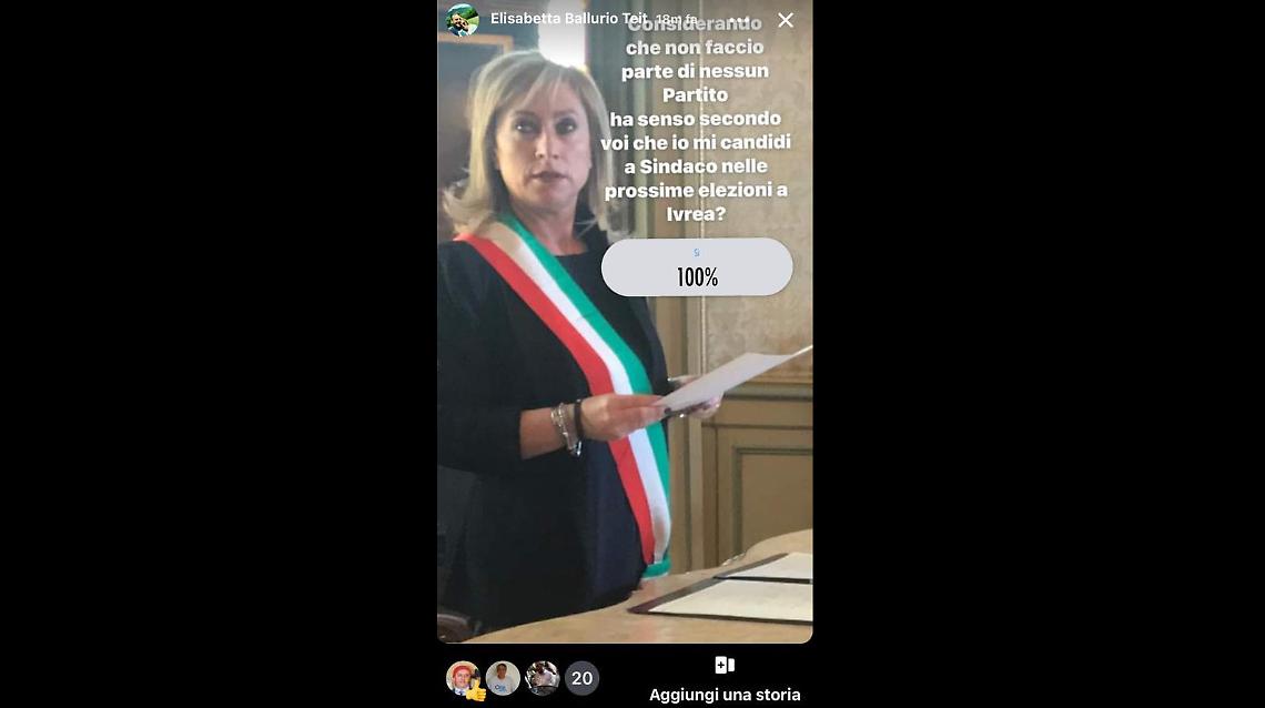 IVREA. Elisabetta Ballurio candidata a sindaco nel 2023