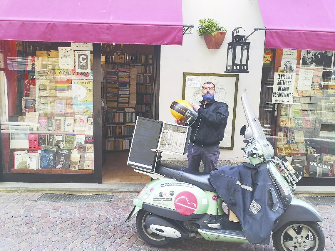 Partirà da Ivrea il viaggio del “Forrest Gump” dei libri