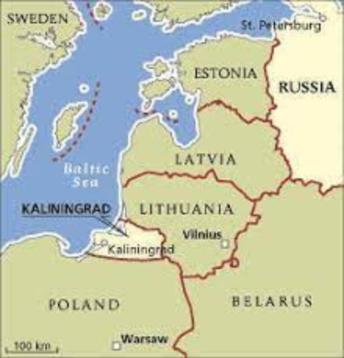 Kaliningrad, un territorio russo che per&ograve; non si trova in Russia.