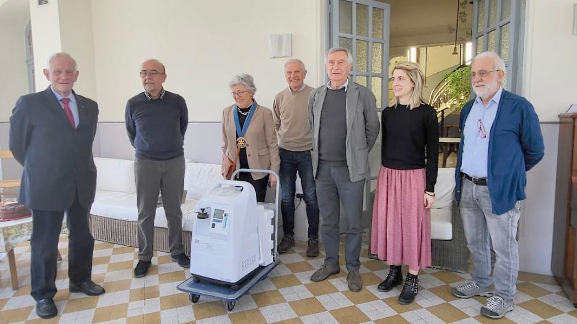 IVREA. Il Rotary e Usaid donano concentratori di ossigeno