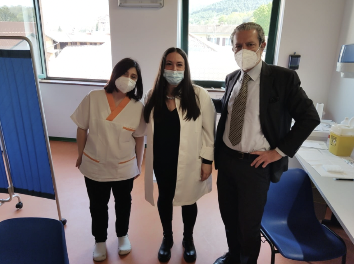 BALANGERO. Al via la quarta dose all'hub vaccinale (VIDEO)