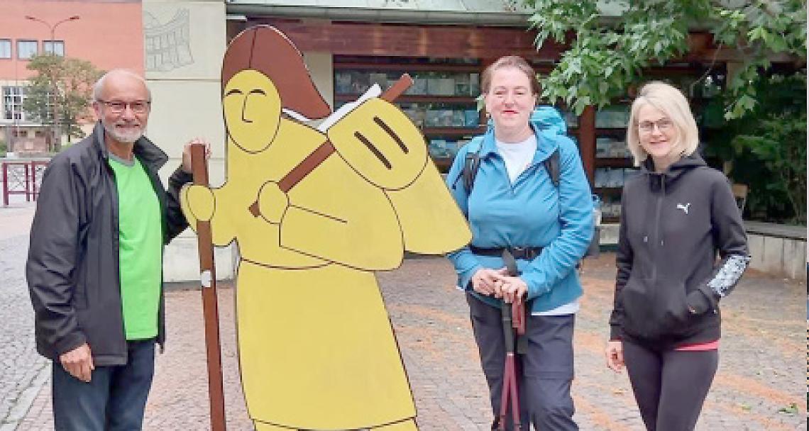 ALICE SUPERIORE. Il Cammino di Alice ha inizio! Paola Faletto è partita sabato