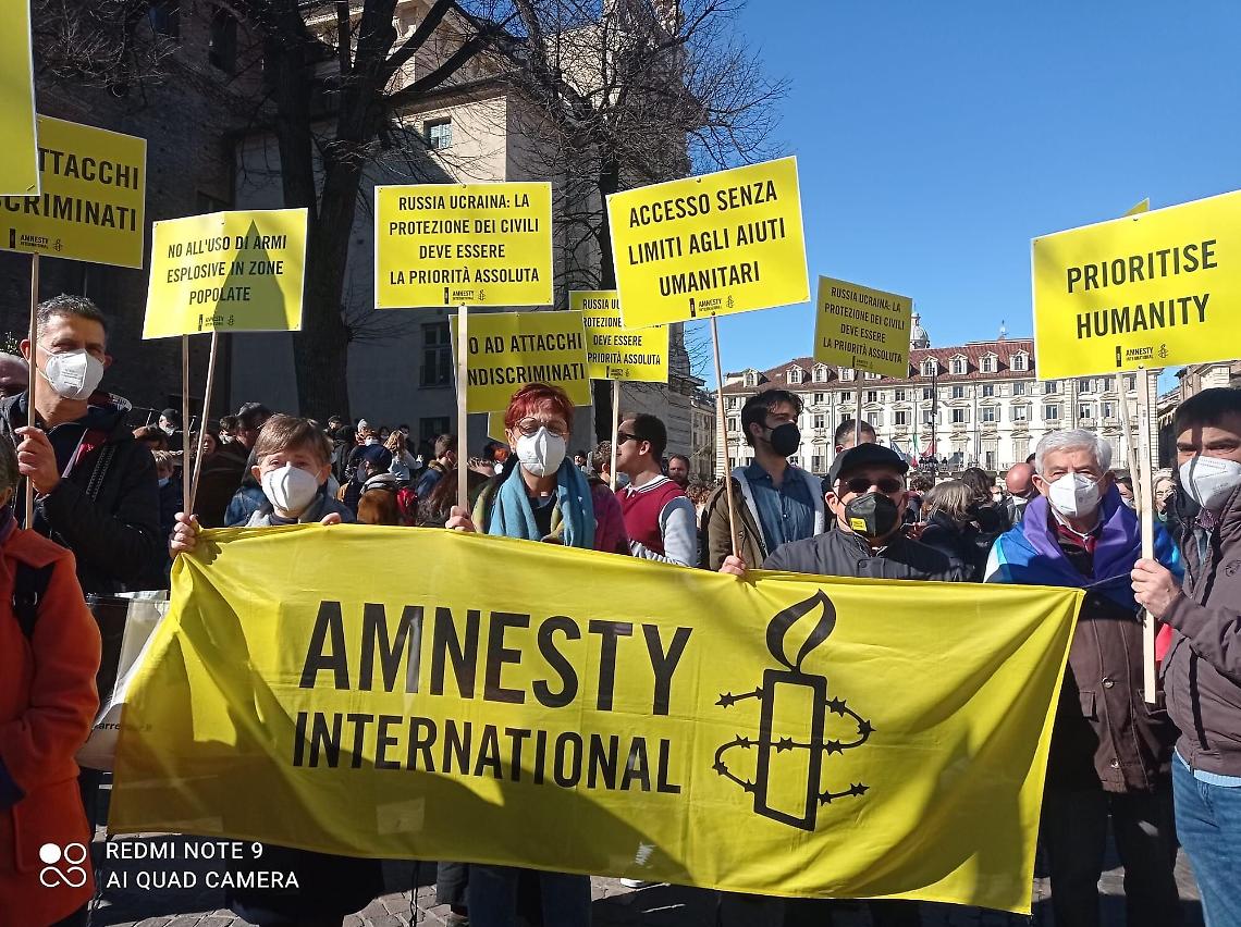 CIRIE'. Amnesty International in piazza il 15 maggio