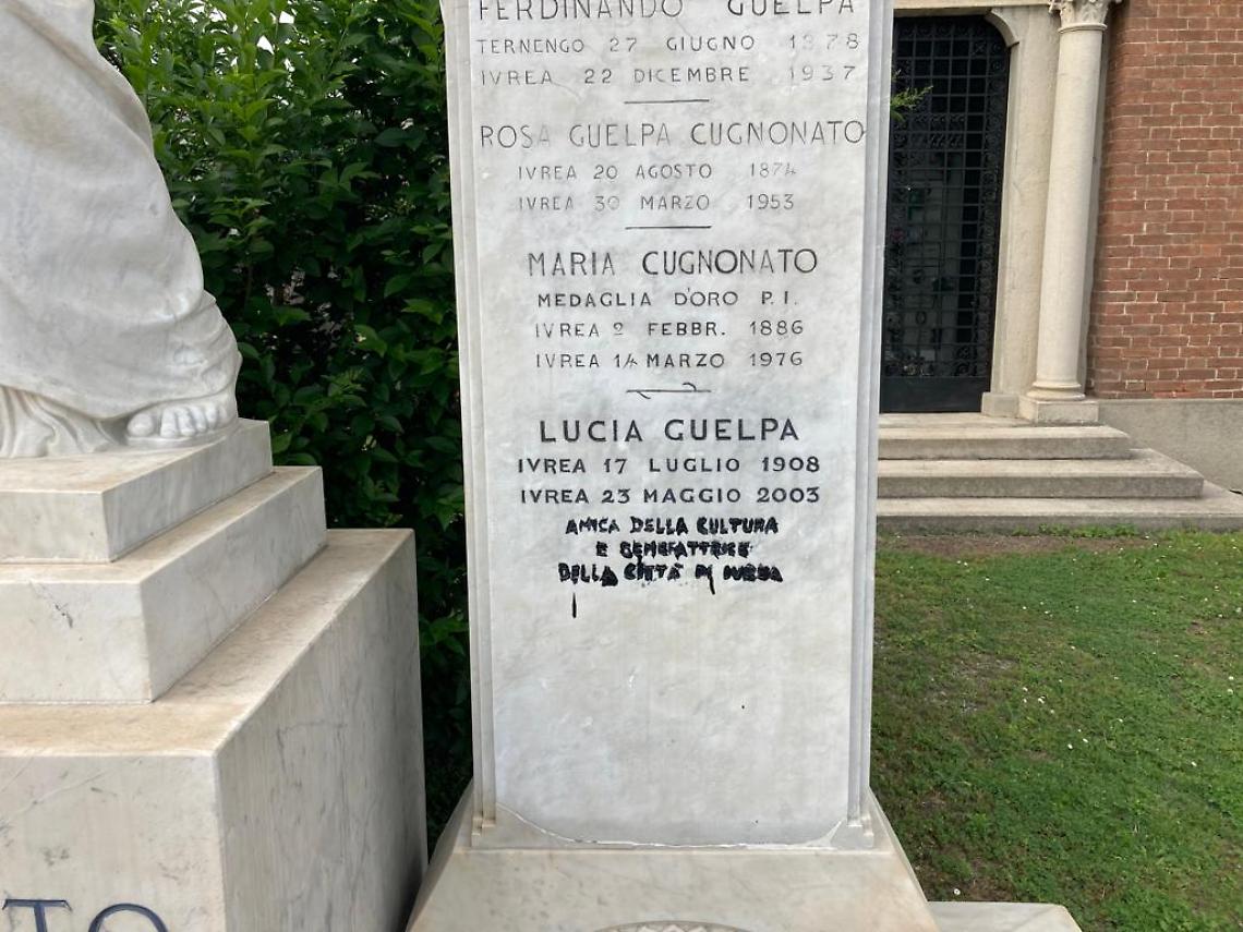 IVREA. Alleluia! Alleluia!: 500 euro per sistemare la tomba di Guelpa