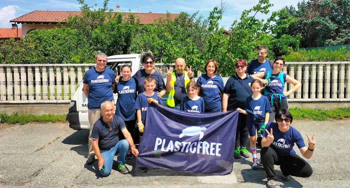 SAN GIUSTO CANAVESE. Raccolti 750 kg di rifiuti con Plastic Free