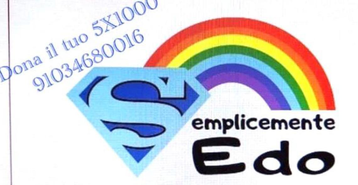 CAVAGNOLO. Aiutiamo "Semplicemente Edo" con il 5x1000