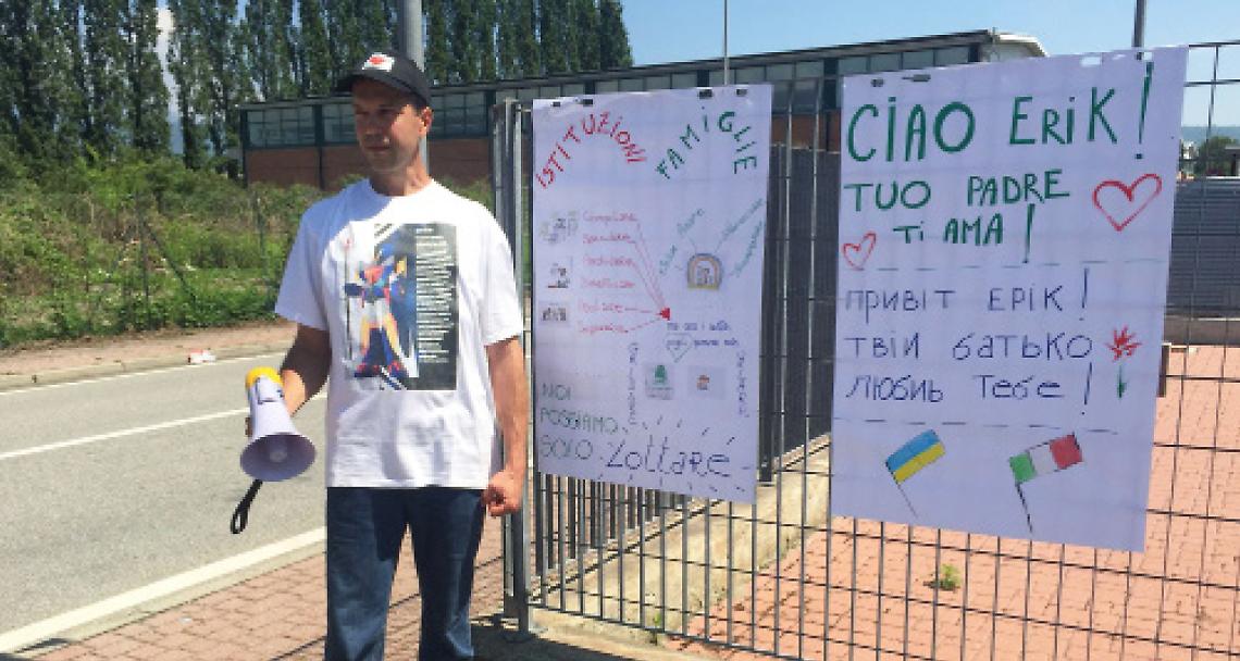 IVREA. “Erik è in Ucraina, dove c’è la guerra!”