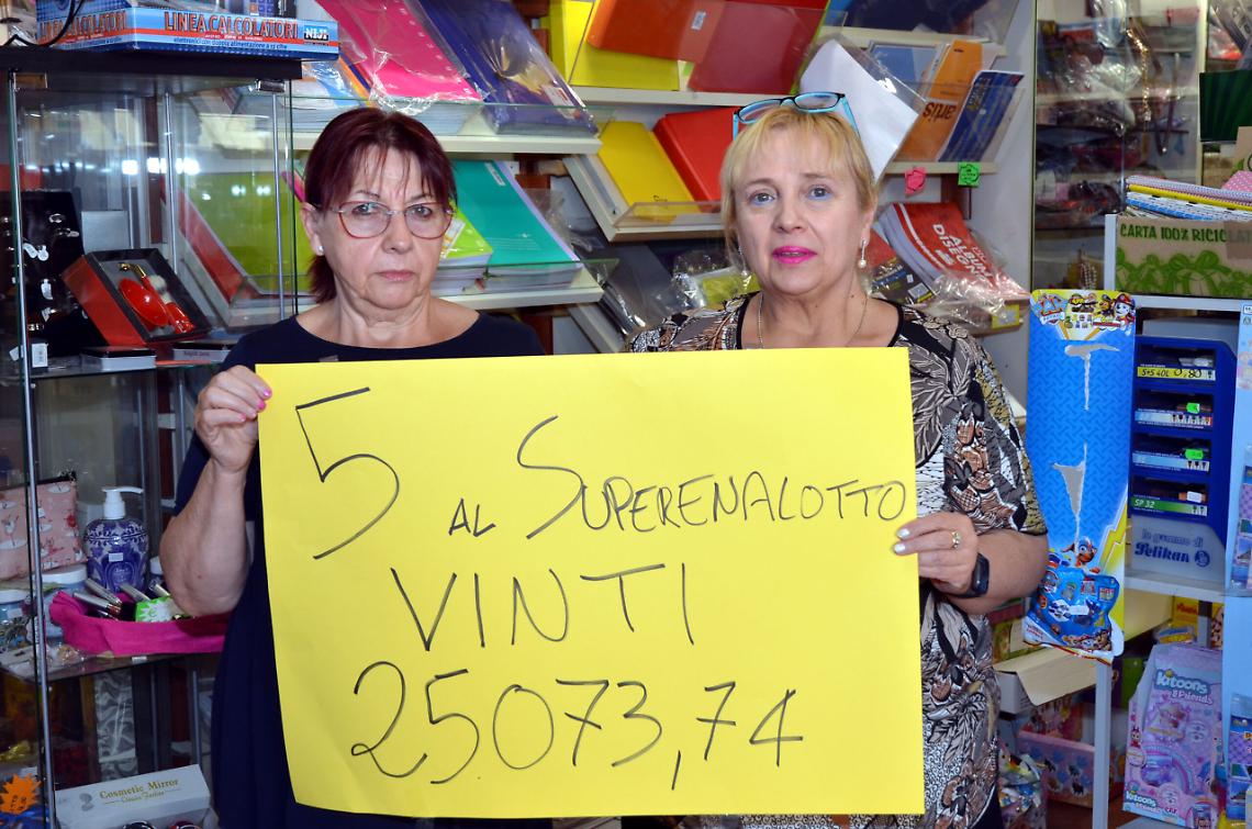 VEROLENGO. SuperEnalotto: vinti 25 mila euro
