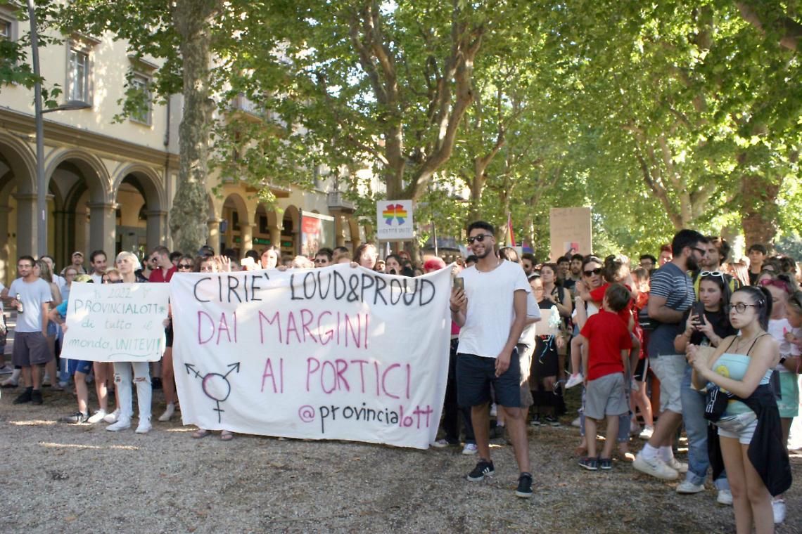 CIRIE'. "Dai margini ai portici", il Pride conquista la città