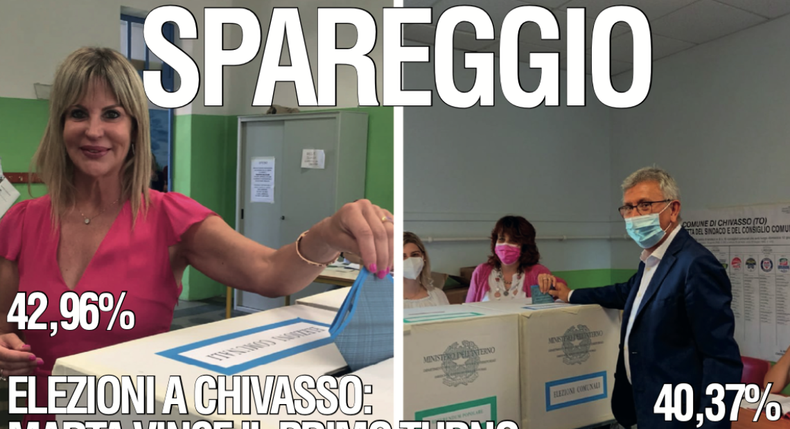 CHIVASSO. Elezioni: Marta vince il primo turno. Castello rincorre