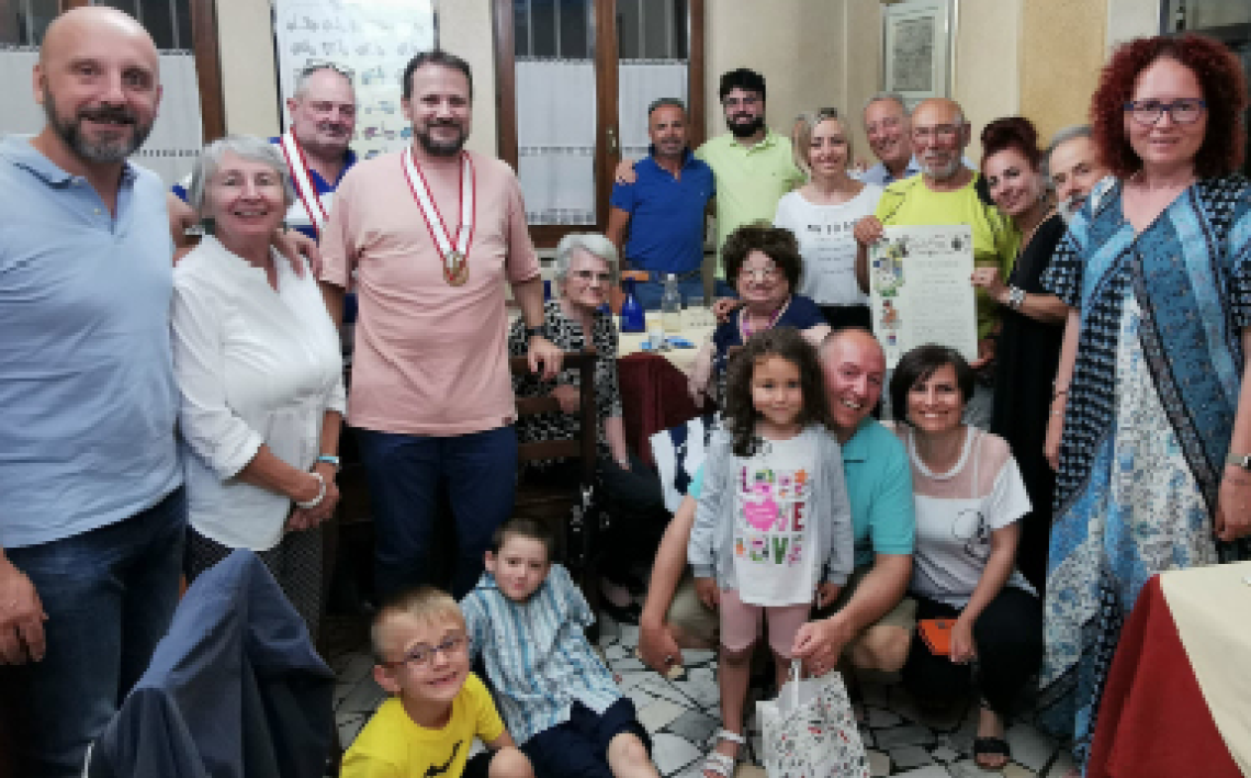 SETTIMO TORINESE. Consorteria dei Gamberai e ICS con il pellegrino Messerini