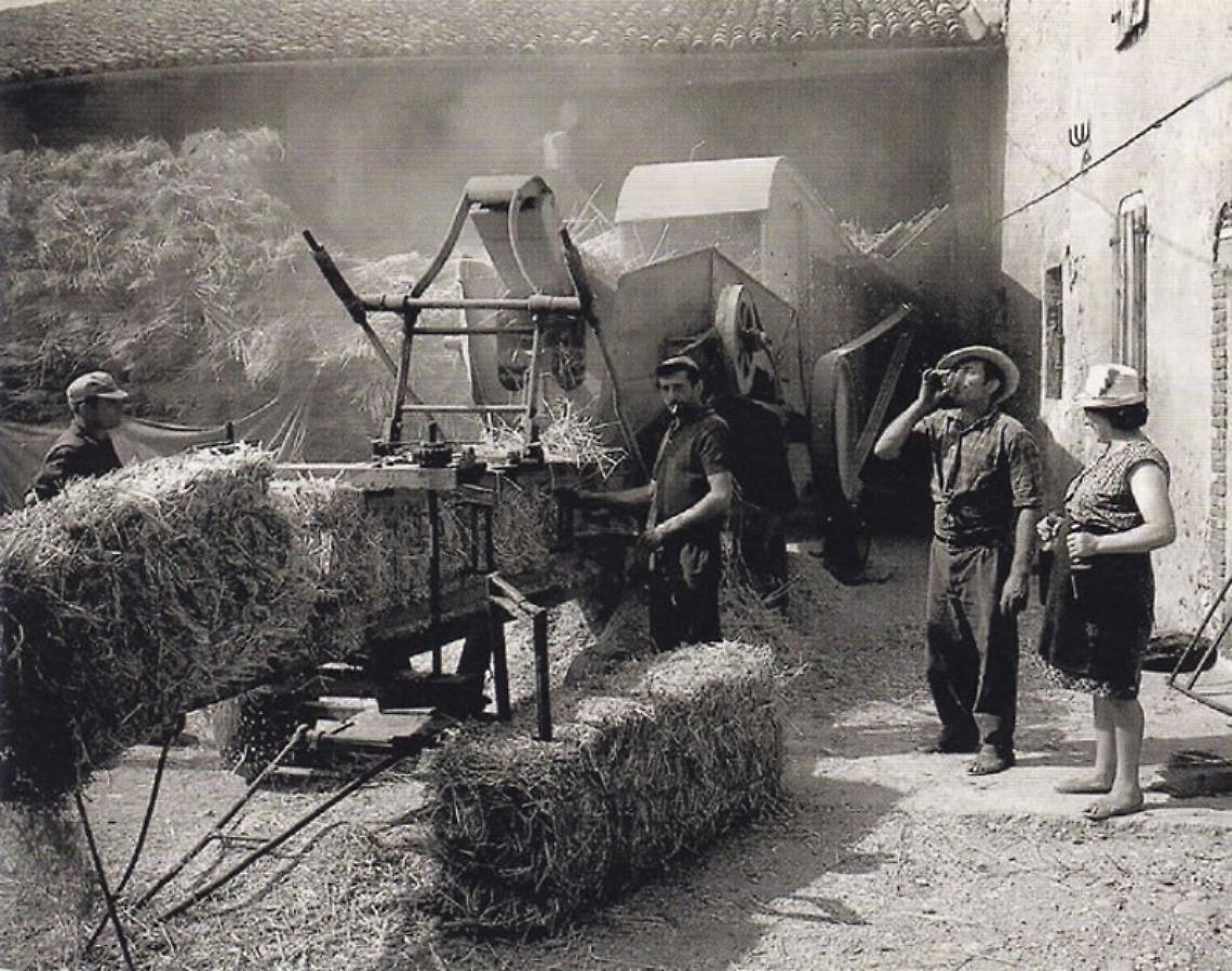 E giungeva il tempo della trebbiatura