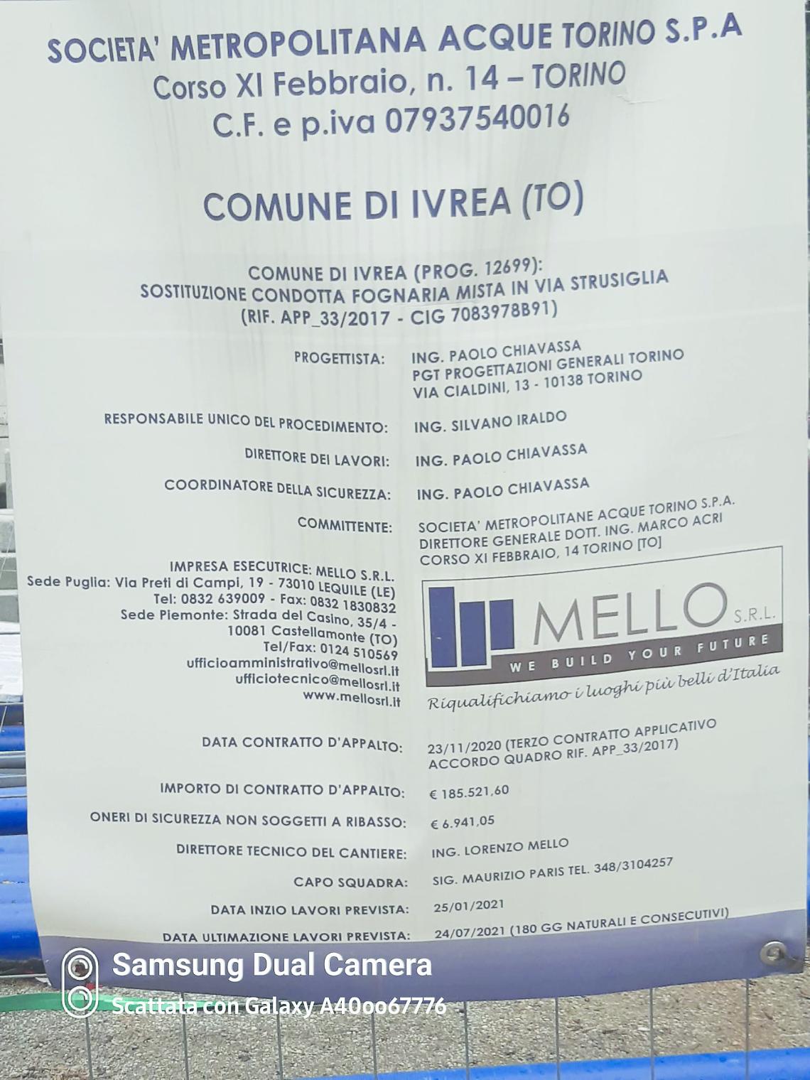 Cantiere Smat di via Strusiglia. Anche i vecchietti sono stufi