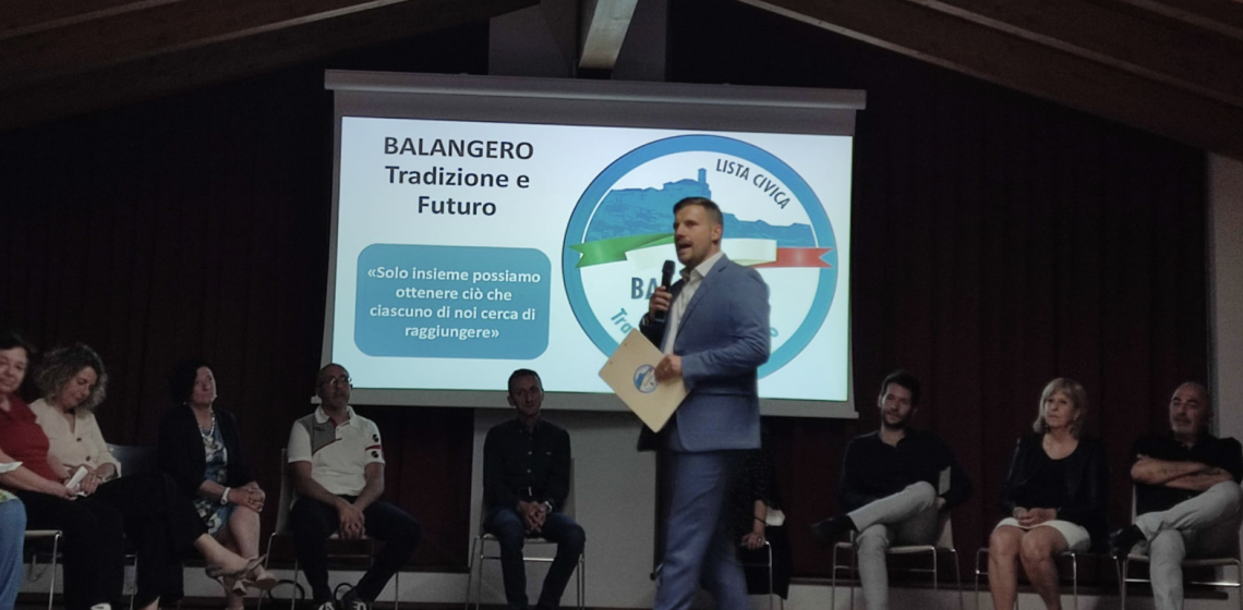 BALANGERO. Una folta platea accoglie la lista di Daniele Cattelino