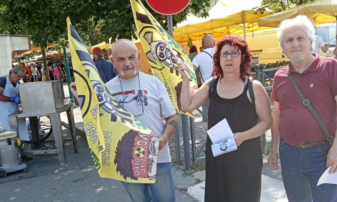 "No al deposito nucleare nazionale": in marcia da Cascina Sesia