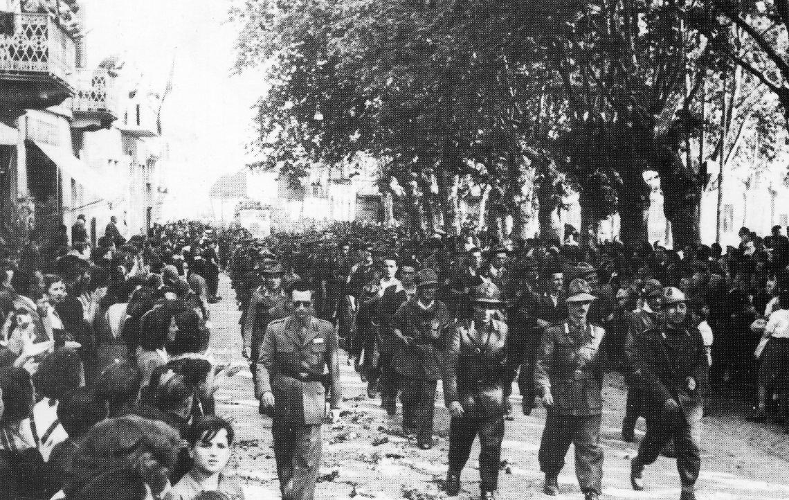I partigiani-operai della ditta Tommaso Genisio di Cuorgnè