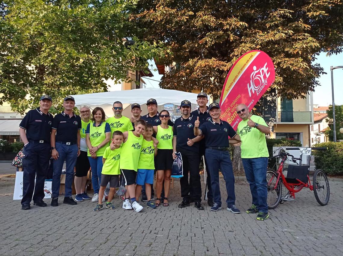 PARACICLISMO. Hope Running Chivasso "on the road" a Rivarolo Canavese