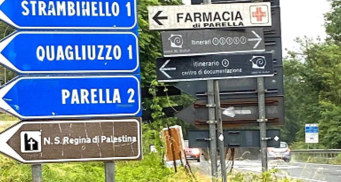 STRAMBINELLO. Incrocio pericoloso, Steffenina protesta